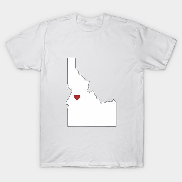 Idaho Loves Cascade/McCall/Donnelly/Council/Cambridge/New Meadows T-Shirt by MacGordonsEmporium